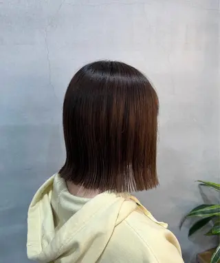 ミディアム カラー 濱崎 璃乃/ルプラボウのヘアスタイル