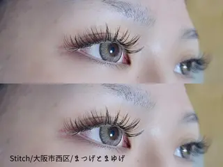 マツエク・マツパ Stitch AZUのマツエク・マツパデザイン