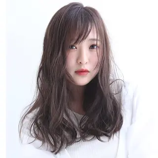 セミロング カラー インナーカラー/ ストレート/奥野洸也のヘアスタイル