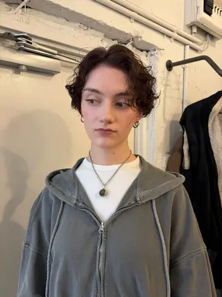 ショート カラー パーマ UNU【ユヌ】所属・＊UNU＊ RICOのヘアスタイル