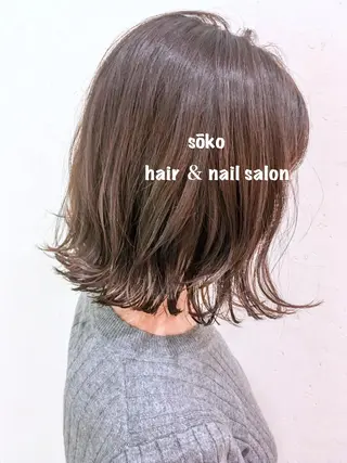 ミディアム カラー ヘアアレンジ sōko   Hair&Nail Salon所属・🫧一気にあか抜け 🫧mayuのヘアスタイル