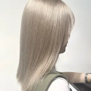 セミロング カラー 原宿 艶カラー🫧 ちり🍎のヘアスタイル