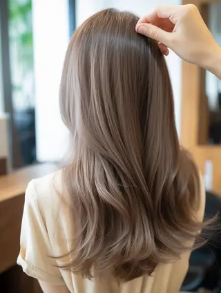 ショート カラー Lehm所属・表参道/さあ や/大人ナチュラルのヘアスタイル