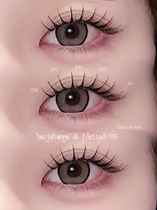 マツエク・マツパ fein.aoi🎀 🤍のマツエク・マツパデザイン