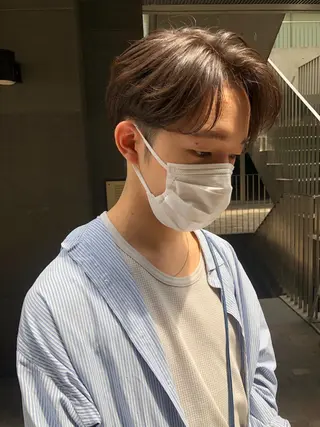 ショート メンズ🍃ナチュラル 韓国風ヘアRENのヘアスタイル