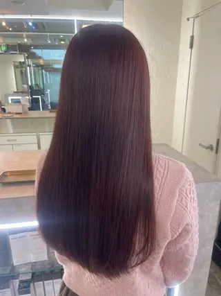 ロング lift by mag所属・ユナ ナチュラル／透明感のヘアスタイル