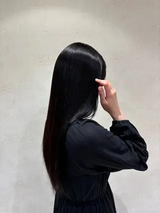 ロング レイヤー/ベージュ/ Yurika🐝🌹のヘアスタイル