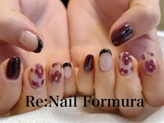 ミディアム Re:Nail Formula所属・kido chieのネイルデザイン
