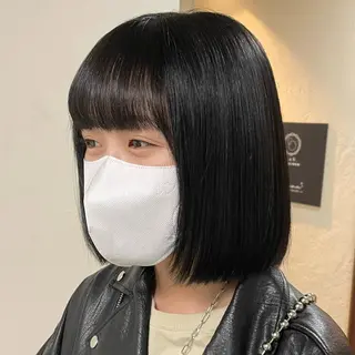 ミディアム カラー ヘアアレンジ maoブリーチ無し 似合わせカラーのヘアスタイル