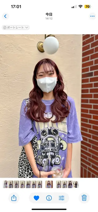 カラー 鳥居 愛子のヘアスタイル