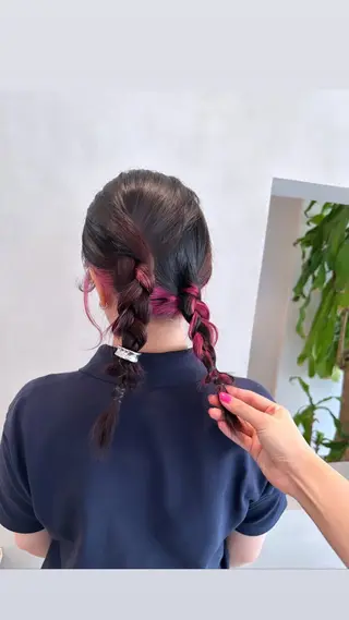 ミディアム octo所属・梅澤 杏菜のヘアスタイル