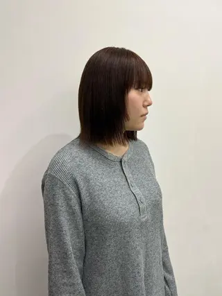 ミディアム 舟橋耀/ブリーチカラ ー/レイヤーカットのヘアスタイル