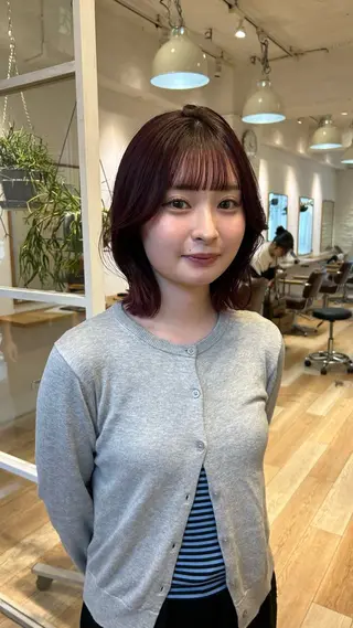 ショート カラー じゅわっと暖色カラー 🍊Moemiのヘアスタイル