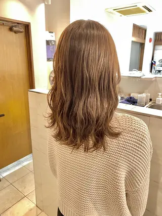 ミディアム カラー 山田勇真 ボブ/縮毛矯正/金山のヘアスタイル