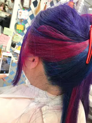 ロング カラー オーストヘアー ミコ所属・岩谷/ブリーチ 🫧透明感カラーのヘアスタイル