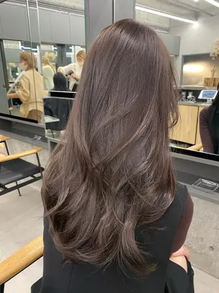 ロング カラー レイヤー/柔色 カラー/SAkiのヘアスタイル