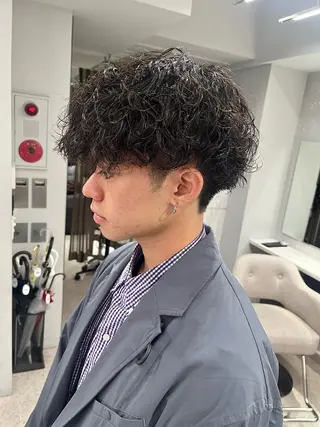 パーマ メンズ 🍐シャドウパーマ メンズ特化/守岡🍐のヘアスタイル