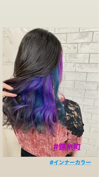 セミロング カラー トップスタイリスト 小澤純一のヘアスタイル