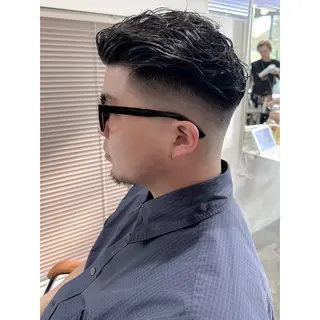 ショート パーマ メンズ キヨ メンズカット/パーマのヘアスタイル