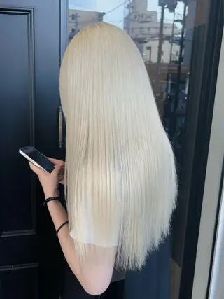 ロング カラー miharu‪‪/ ハイトーン/複雑履歴のヘアスタイル