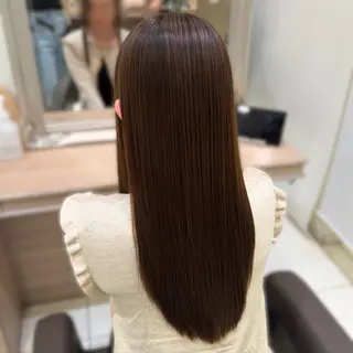 ロング カラー 小島 莉奈のヘアスタイル