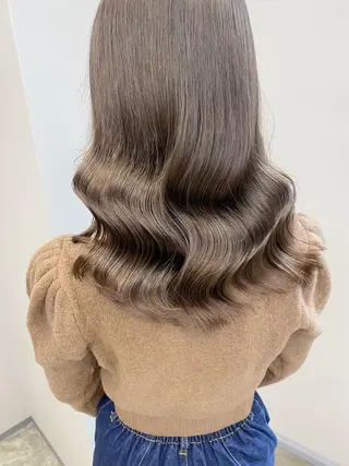 セミロング バレイヤージュモデル 小林匠❤️‍🔥のヘアスタイル