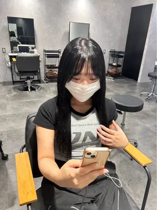 ロング Fi-Ne 横浜所属・✨プルエクステ✨/ モデル募集🍑のヘアスタイル