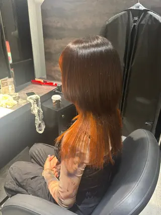 ミディアム 佐々木 輝人のヘアスタイル