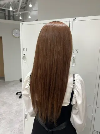 ロング カラー 韓国透明感/艶カラー saya🧸🍼のヘアスタイル