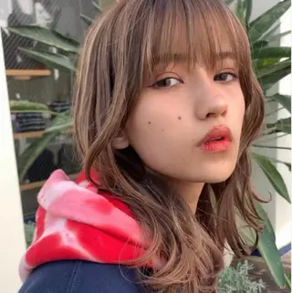 セミロング カラー ヘアアレンジ 🌹TikTok4万 フォロワー🌹AKIのヘアスタイル