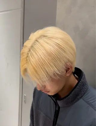 ショート カラー メンズ 落ちる黒 森崎雄斗のヘアスタイル