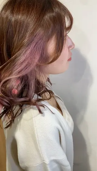 ロング カラー ✨韓国艶髪✨ケア ブリーチ🫧アキラのヘアスタイル