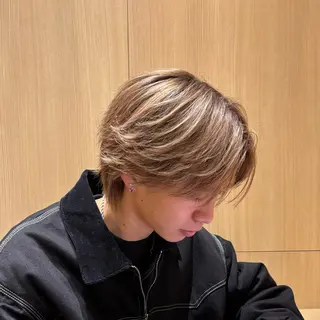 パーマ メンズ 小島 希星のヘアスタイル