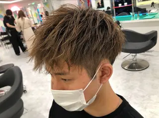 パーマ メンズ BABY 艶髪暗髪ヘア💖達人のヘアスタイル