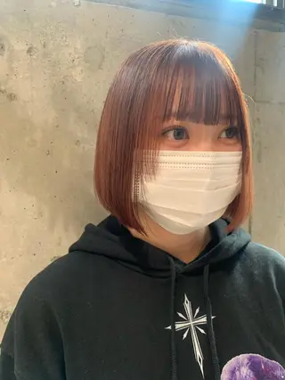 ミディアム カラー AO所属・RISAKO 艶髪モテヘア🎀府中のヘアスタイル