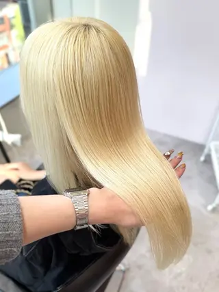 カラー 上品うるツヤ韓国ヘア 🤍Hana/川崎のヘアスタイル