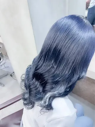 セミロング カラー 🍎ハッシュカット× 髪質改善🍎カイトのヘアスタイル