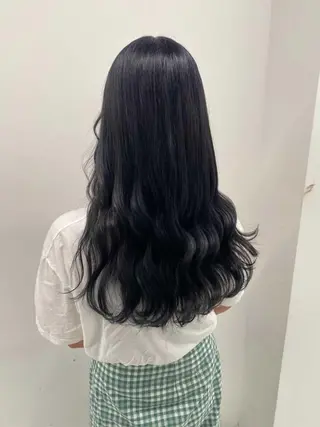 ロング カラー 🤍大人っぽ韓国暗髪 🤍Asuka🤍のヘアスタイル