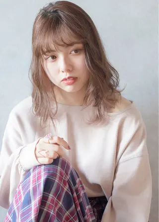 セミロング 片山 森尊のヘアスタイル