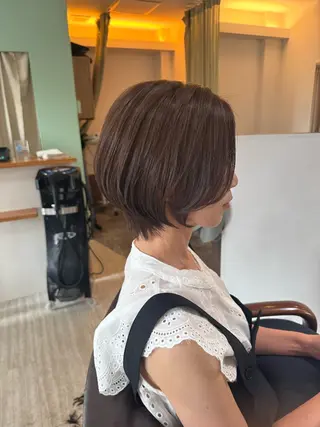 ショート カラー 美髪✨艶髪✨髪質改善 カラー特化❣大石優奈のヘアスタイル
