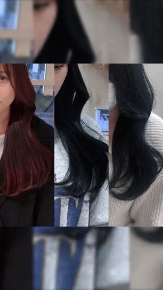 ロング 💖大人韓国ヘア💖 韓国艶カラー【銀座】のヘアスタイル