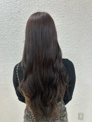 ロング ツヤ感／似合わせ カラー🌿yuiのヘアスタイル