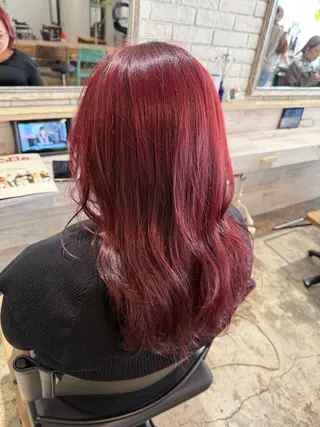 セミロング カラー 透明感カラー/パーマ 🌀アオノのヘアスタイル