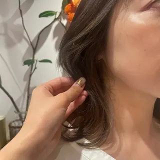 カラー cyan所属・あきば まゆのヘアスタイル