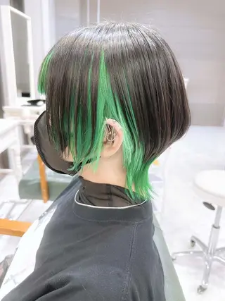 ショート カラー メンズ ヘアアレンジ 𝐑𝐈𝐍𝐊𝐀 🐣🩷のヘアスタイル