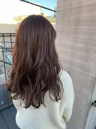 ロング カラー 韓国風/オシャレ /縮毛矯正/滝口琴未のヘアスタイル