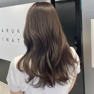 セミロング カラー HARUKI MINATO Japan SENDAI所属・🌈【透明感・韓国 ヘア】がっきー🌈のヘアスタイル