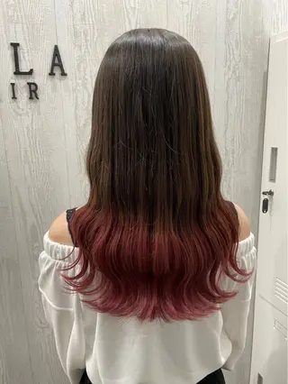 ロング カラー TELA HAIR 瑞江店所属・髪質改善⭐️透明感 片塩のヘアスタイル