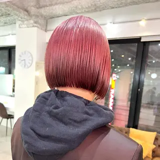 ショート カラー トレンドボブ /ミリヤのヘアスタイル