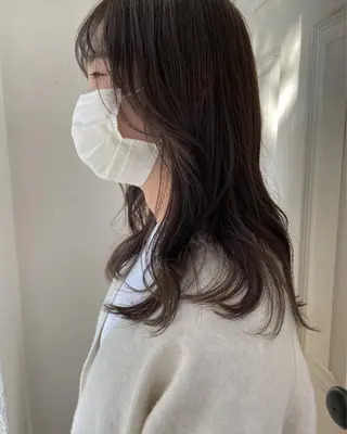 ロング カラー fio マナミのヘアスタイル